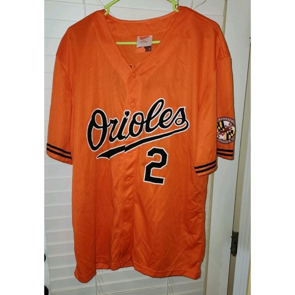 Mens 2015 Orange Baltimore Orioles JJ Hardy SGA Jersey Size XL
